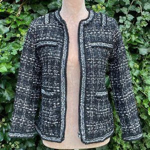NWT Hancy Tweed Blazer With Tags Size 8